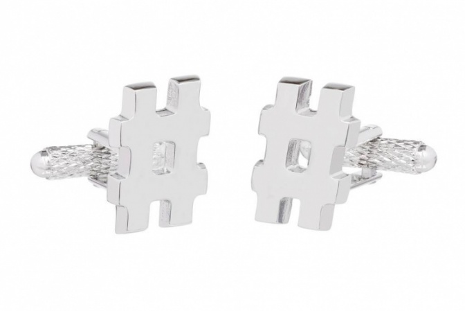 Hashtag Cufflinks